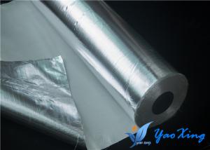 Quality 0.4mm Fireproof Aluminum Foil Fiberglass Cloth High Tensile Property wholesale