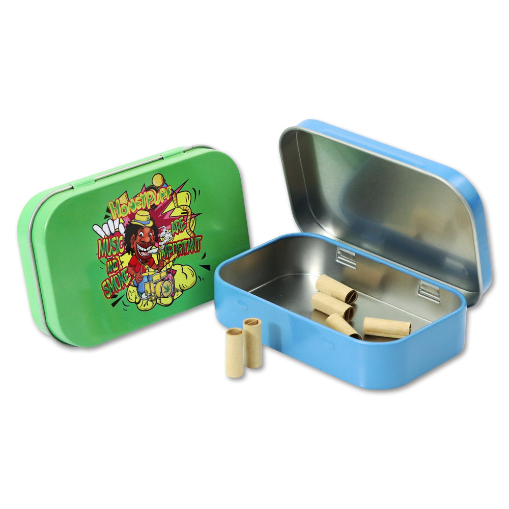 Small Decorative Tin Containers Small Tin Boxes with Lids Empty Portable Mint Tins
