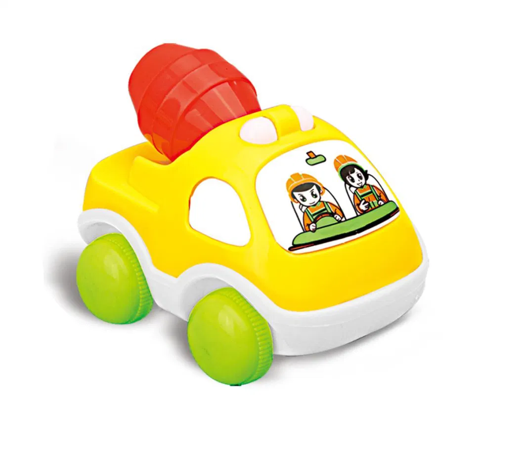 Friction Engineering Car Toy Children Model Inertia Car Cartoon Engineering Car Toy Multi-Style Mixing