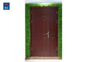 Quality Double MDF Laminated Fire Rated Interior Fireproof Fire Wooden Door Manufacturer wholesale