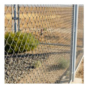 Quality 75*75mm Supply Woven Black Chainlink Fencing with Pvc Coated Low Carbon Steel Wire wholesale