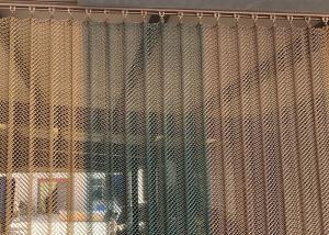 Quality Customized 1.2MM Wire Chain Link Screen Curtain In Restaurants Cafes wholesale