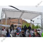 15-18 Degree Hardness Silver Aluminum DJ Truss System for Event Production