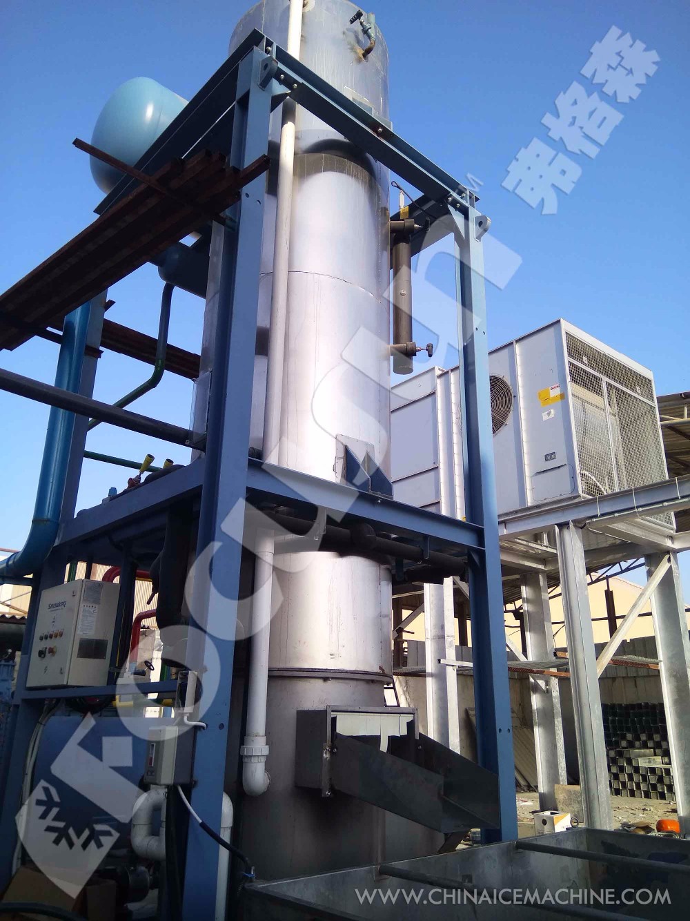 50 Ton Tube Ice Machine for Cooling Foodstuffs Video Outgoing-Inspection Provided