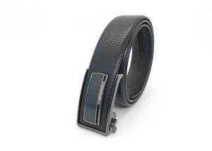 Quality Full Grain Leather Ratchet Men's Automatic Buckle Belt wholesale
