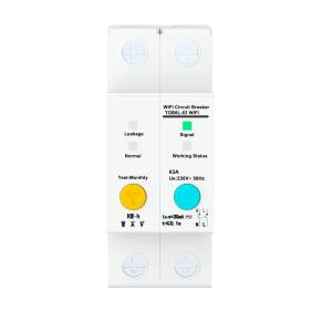 Quality Intelligent WIFI Circuit Breaker with 2Poles 63A wholesale