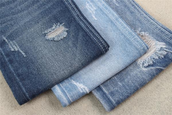 14 onzas, 100 % algodón, peso pesado, tela de mezclilla cruda, material de jeans