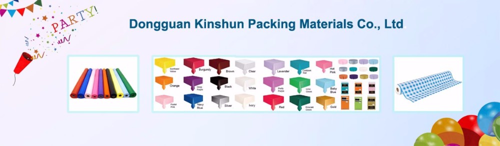 Solid Color Disposable Plastic Tablecloths , Heavy Duty Disposable Table Covers