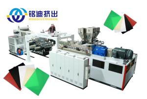 Quality Double Vents Twin Screw Extrusion Line , APET PETG CPET PLA Plastic Extruder wholesale