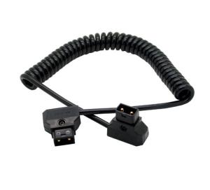 Quality COILED D-TAP Male to Male Cable for DSLR Rig cable fr Anton Bauer Battery,Dtap M/M wholesale