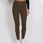 Full Seat Silicone Horse Riding Breeches Women Equestrian Traning Leggings Brown