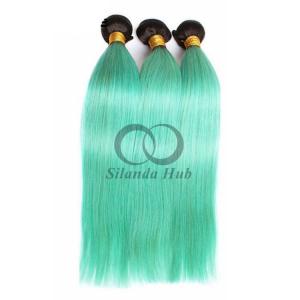 Quality #T1B/Green Straight Remy Human Hair Bundles Sew In Weave Bundles Brazilian Bundle Deals wholesale