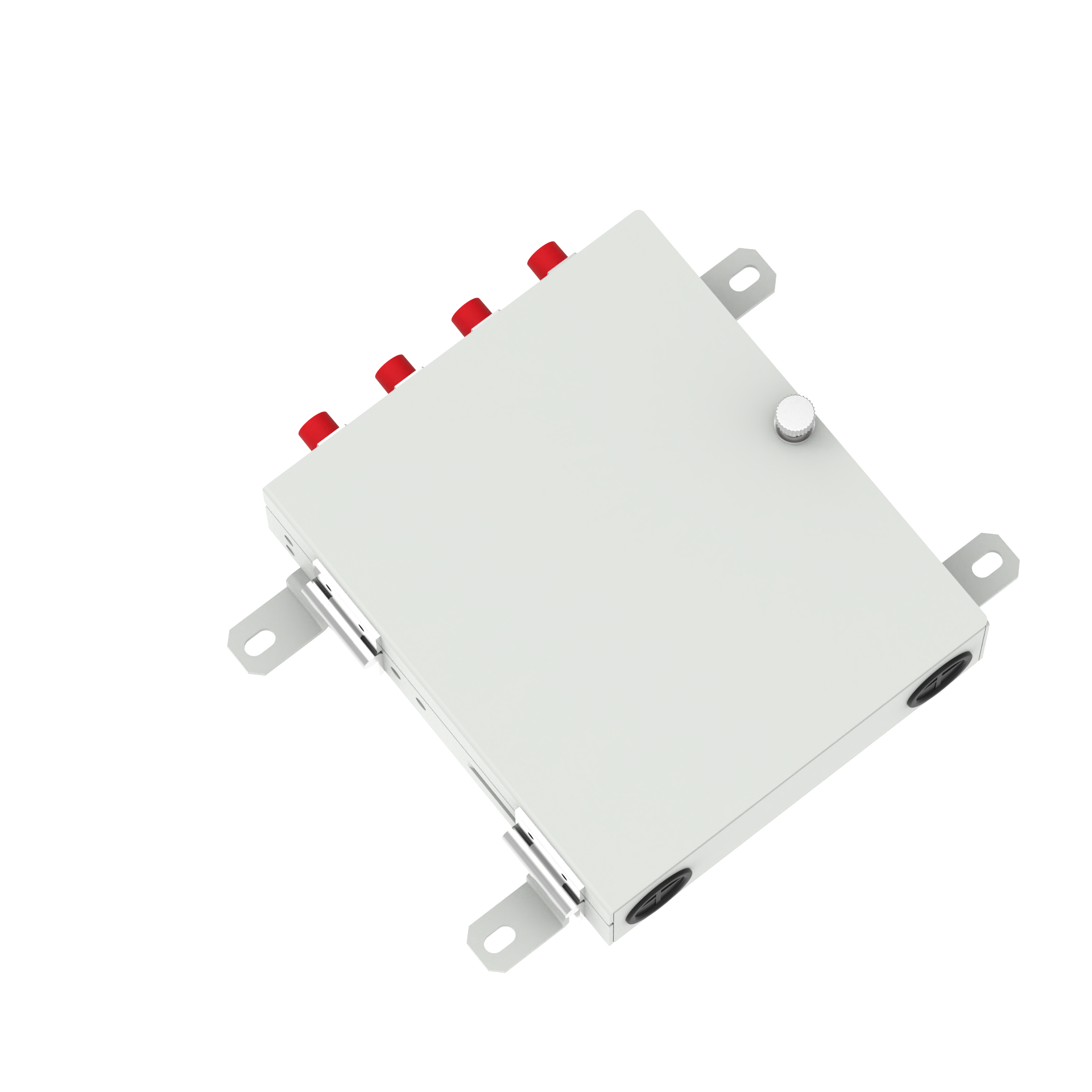 5- FC UPC Type 4 Cores Fiber Optic FTTH Terminal Box Ideal for Network FTTH Solutions