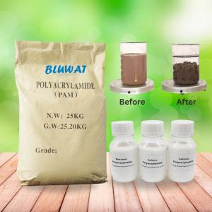 Quality Blufloc AA6518 Polyelectrolyte Polyacrylamide Polymers Used In Water Purification wholesale