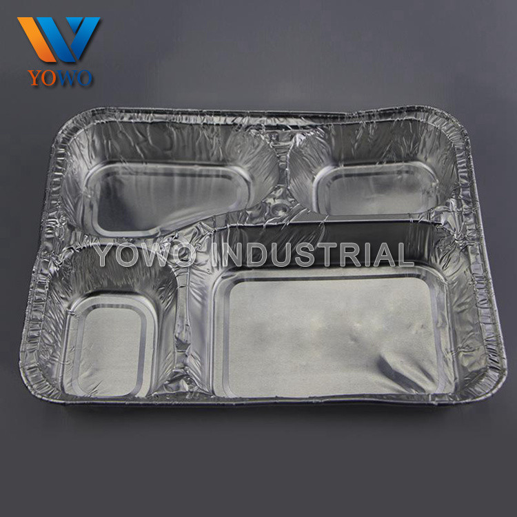 2lb 220*160*50mm Aluminum Food Storage Containers