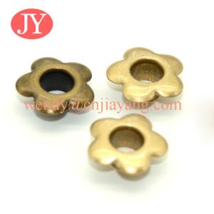 Quality jiayang wholesale price Glossy gold precision banner iron eyelets and grommets wholesale