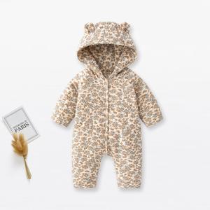 Quality Unisex Long Sleeve Romper Clothing with hoodie three layers Baby kids clothes for Winter wholesale