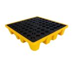 200L Poly Spill Containment Pallet 55 Gallon Drum Spill Containment Yellow