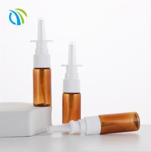 Quality 0.12ml/T 35ml Nozzle Nasal Spray Pumps Amber Saline Pump Spray 10/410 wholesale