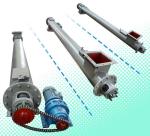 Carbon Steel Tubular Screw Conveyor , Horizontal Screw Conveyor Adjustable Speed