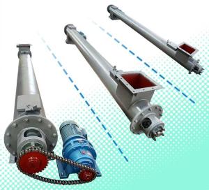 Quality Carbon Steel Tubular Screw Conveyor , Horizontal Screw Conveyor Adjustable Speed wholesale