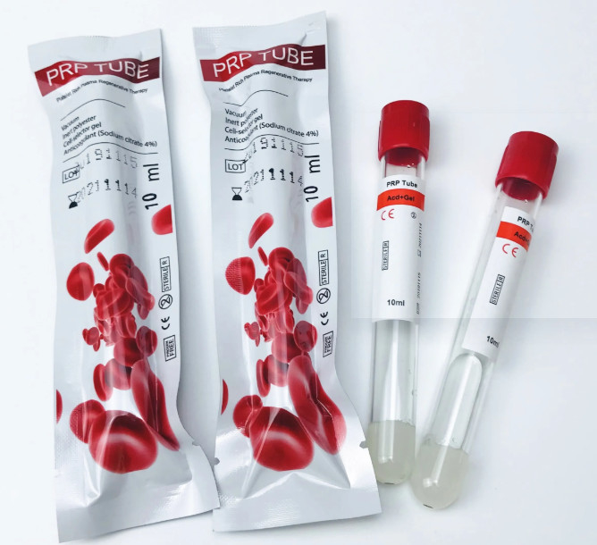 10ml PRP Tube with Gel ACD Anticoagulant Tube PRP High Platelet Concentration for Skin Rejuvenation
