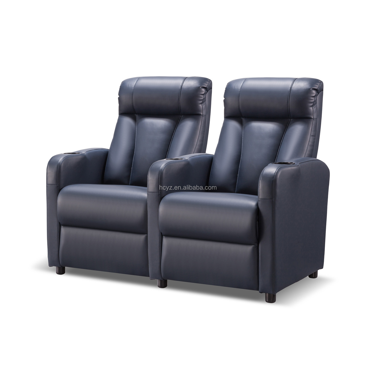 Home Theater Chair Changeable Genuine Leather Theater Chairs with Electric Recliner
