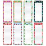 decorative Grocery List Magnetic Fridge Notepads meal plan 9*3.5 Inch