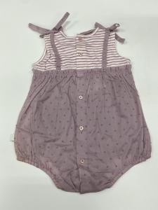 Quality Strips Baby Girl Cute Summer Two Piece Outfits Round Collar Ribbon wholesale