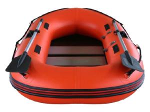 Quality 0.9mm PVC Fabric Inflatable Fishing Dinghy Hard Bottom Inflatable Boats wholesale