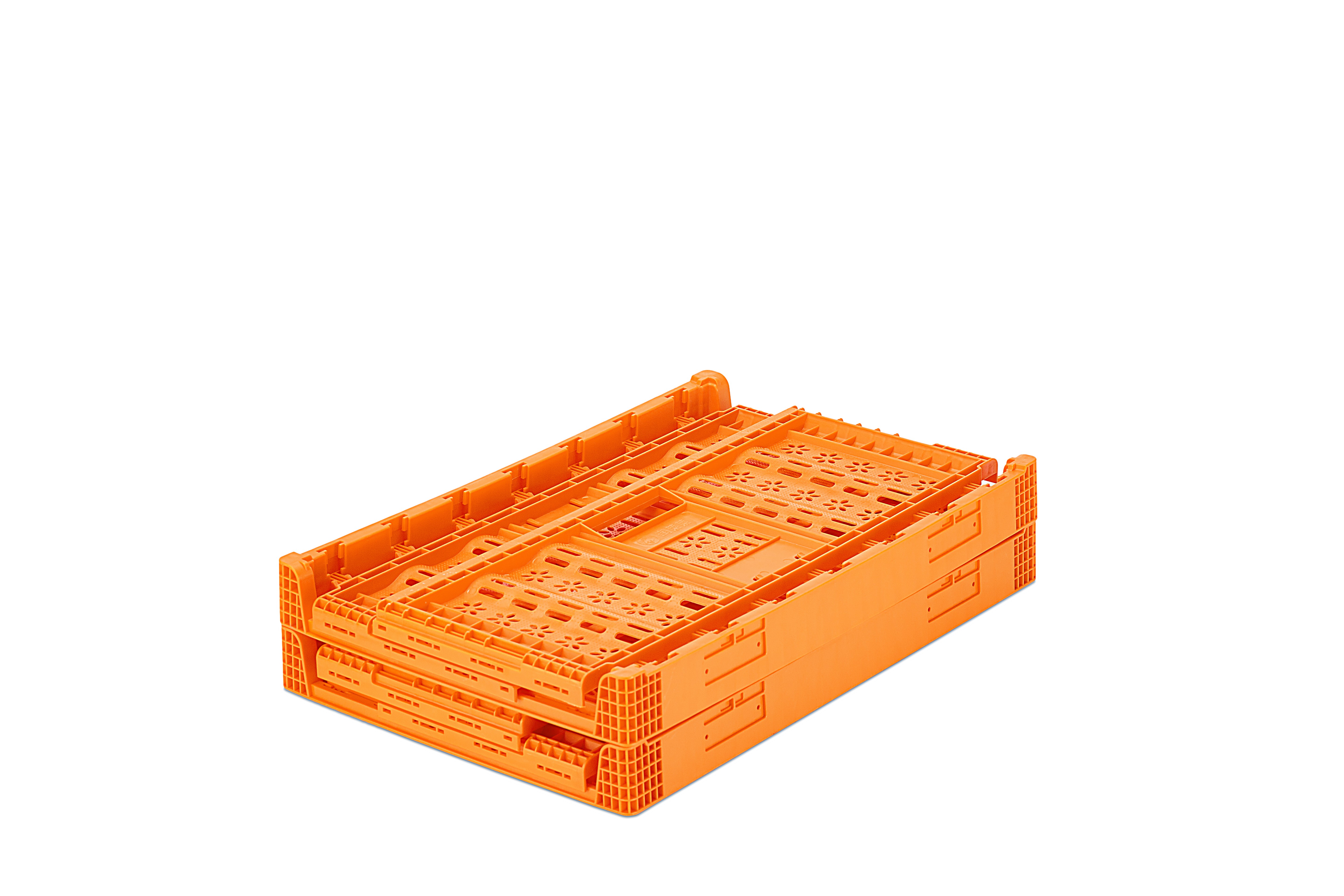 600x400x300mm Stackable Mesh Crate for Organized and Space-Saving Vegetable Storage