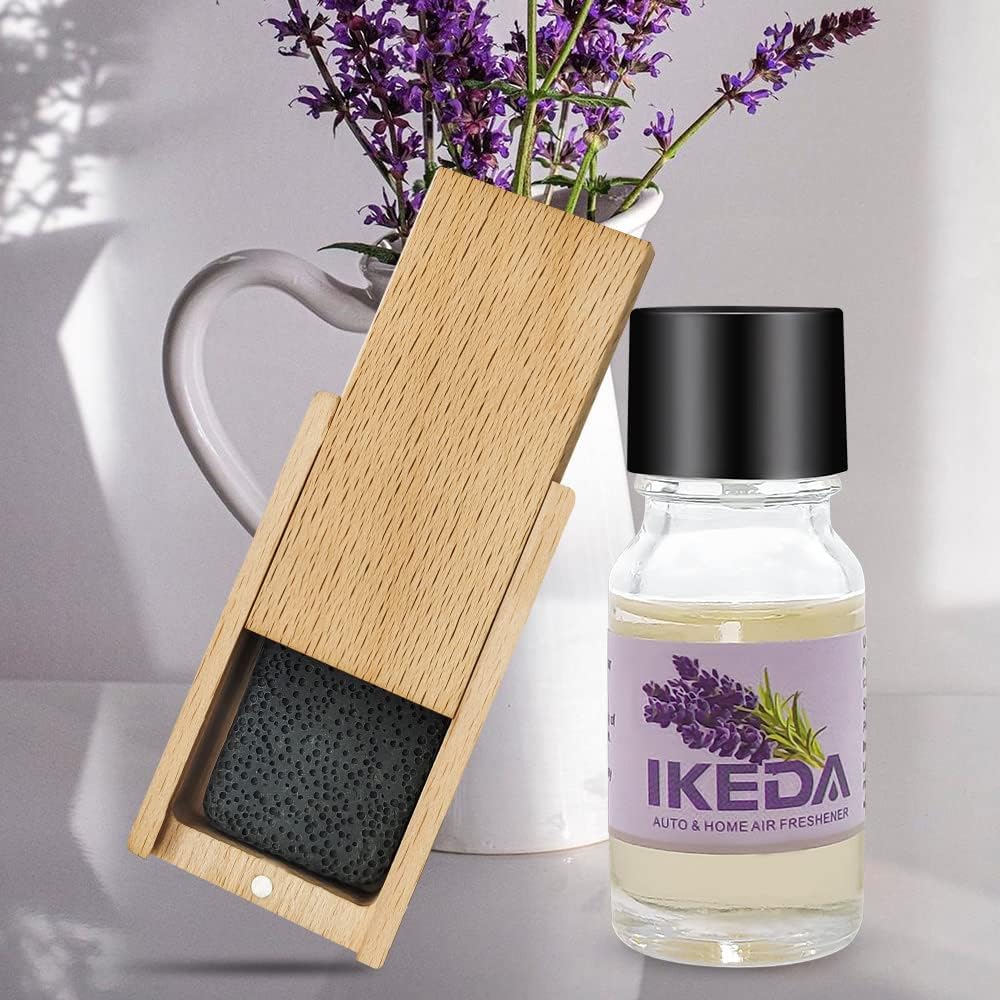 Car Air Freshener: Fragrance Diffuser Wood Box | Car Scents | Automatic Air Fresheners