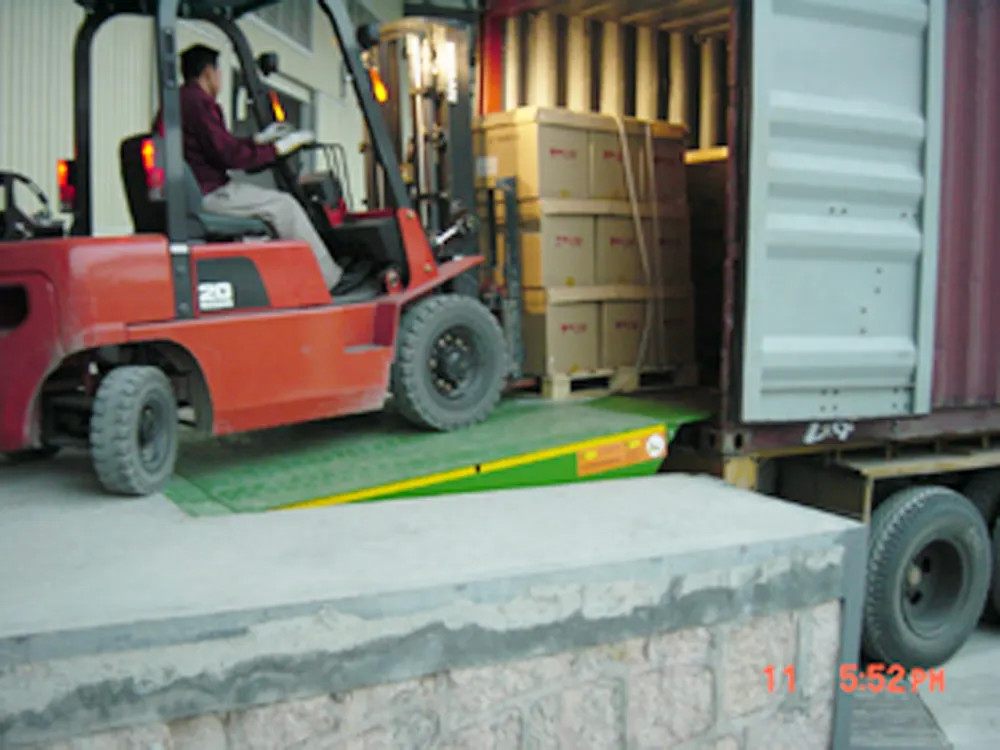 220V Logistics Machines Stationary Loading Dock Ramps Custom