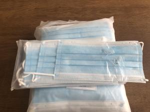 Quality 3 Ply Surgical Face Mask , Earloop Medical Mask Isolation Dust Non Toxic wholesale