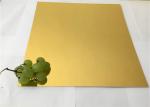 High Reflectivity Polished Aluminum Sheet Flat Rolled Brown Mirror Surface