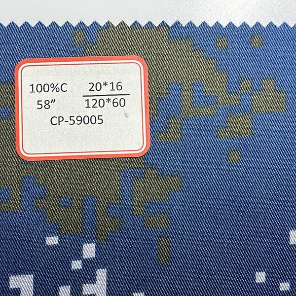 Cheap Customization Pure Cotton Printed Fabric 20*16 120*60 Camouflage Printed Fabric for sale