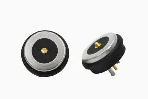 Quality 10.5mm Round Magnetic Connector Waterproof 12v Magnetic Power Connector Black / Silver wholesale