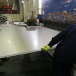 Galvanized Steel Aluminum Honeycomb Laser Bed 1300x2500mm
