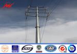 polygonal or conicla high voltage Steel Tubular Pole for transmission line