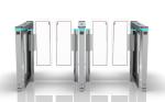 IP65 Acrylic Barrier Speed Lane Gate Turnstile With Face Recognition