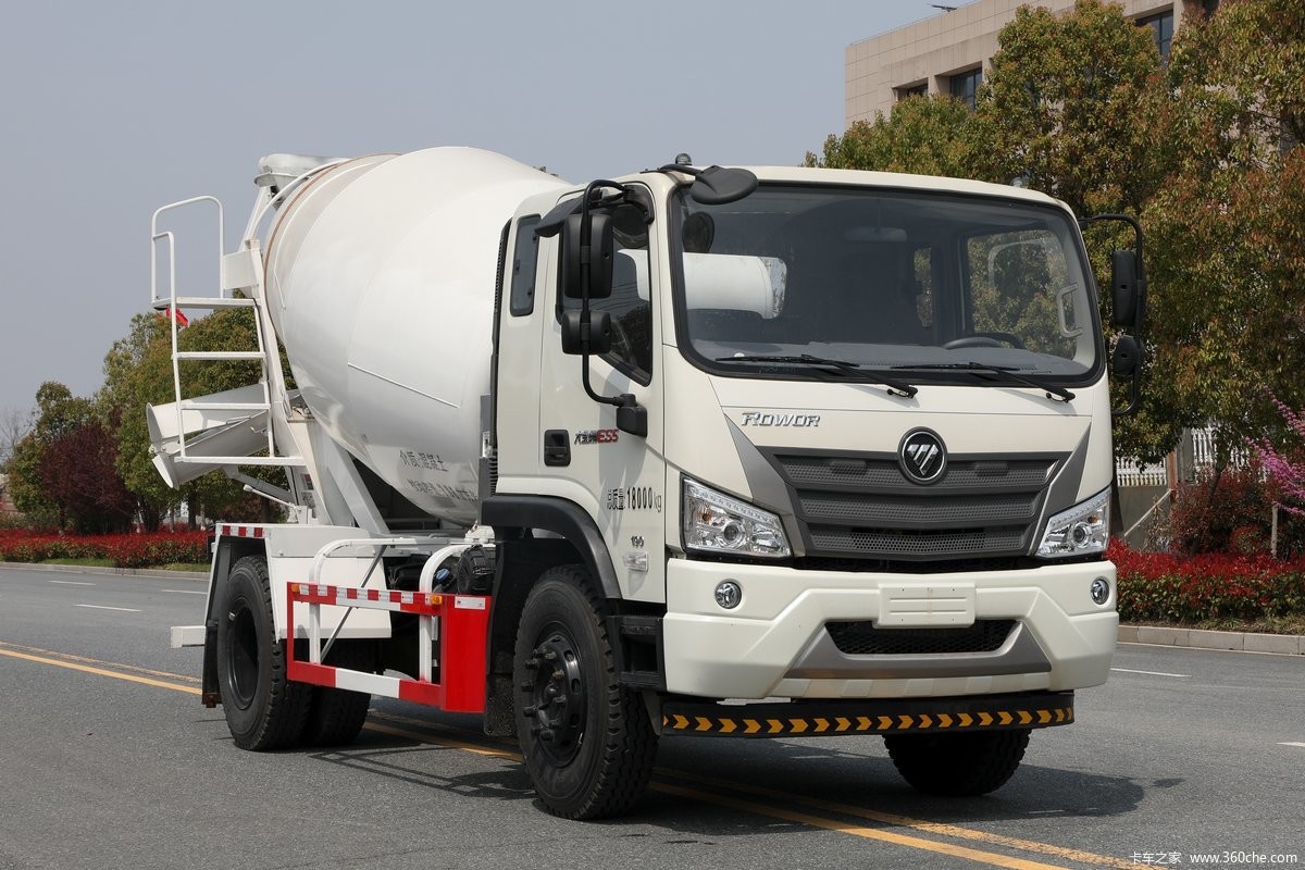 Euro 3 Foton Small 3 Cubic Meters Concrete Mixer Truck 83 Max Speed(Km/H) Truck Mixer Truck