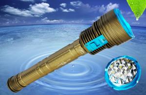 Quality Rechargeable 8000Lm Led Dive Flashlight Scuba Diving Lights 700G Weight wholesale