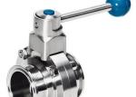 Plastic Handle Welded Butterfly Valve EPDM Standard Seal Material