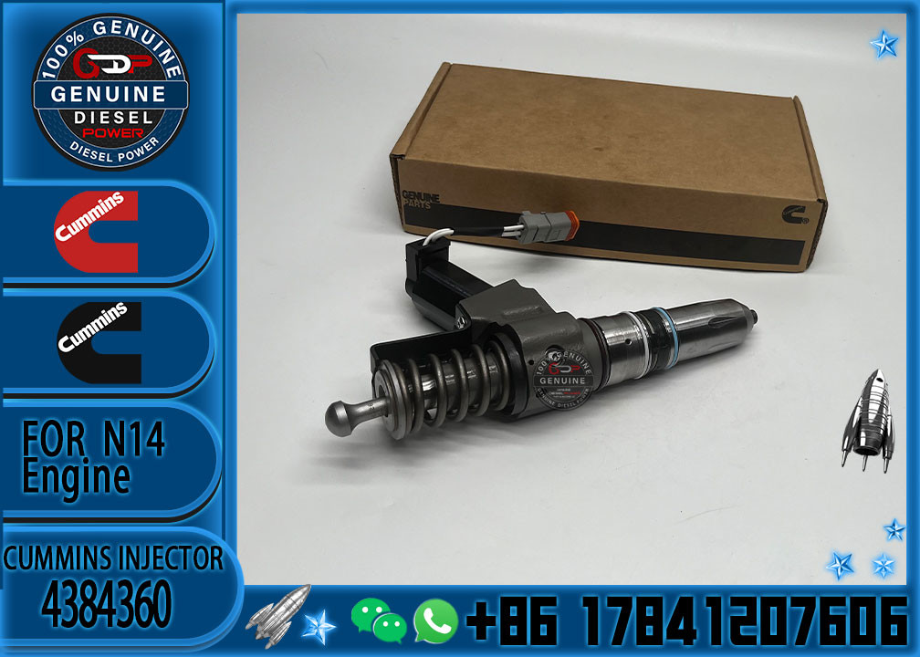 Genuine Diesel engine parts for Cummins KTA19 KTA38 KTA50 Injector 3406604 4384360