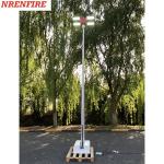 4x120W LED lamps mounted roof mast light 4.5m pneumatic telescopic mast, vehicle