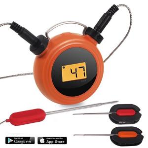 Quality Heat Resistance Bluetooth Dual Probe Thermometer Mobile Operated 2 Probes wholesale