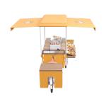 2500MM Breakfast Wear Resistance Burger Food Cart