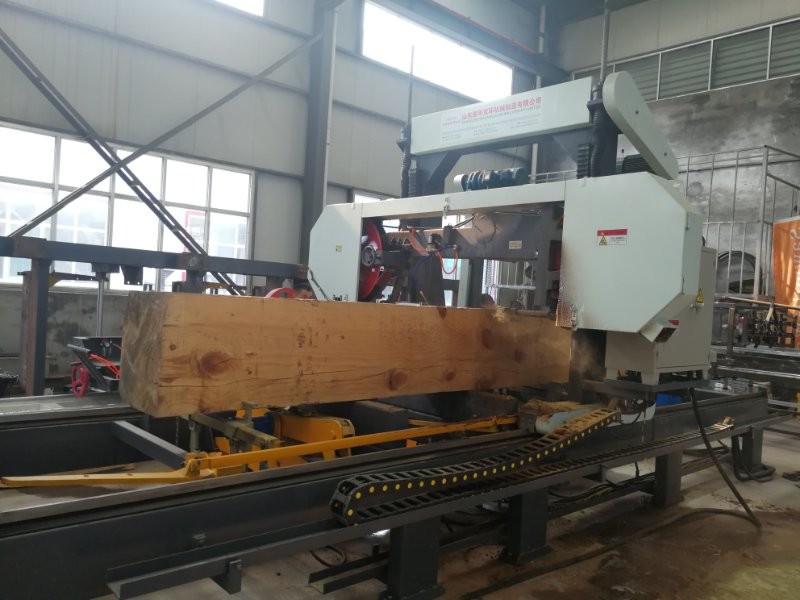 hydraulic automatic cnc bandsaw machine, band saw mills, cutting board wood