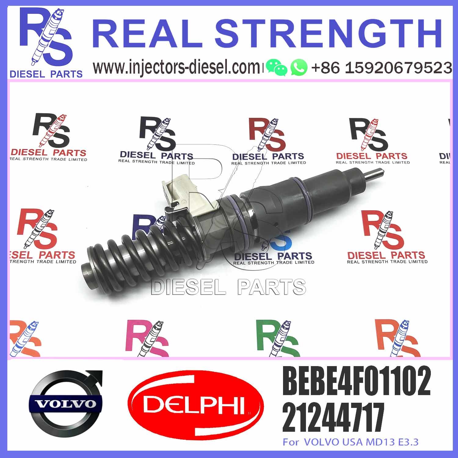 Fuel Injector 21244717 remanufacturing quality BEBE4F01001 BEBE4F01102 in stock