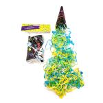Eco Friendly Pull Pop Pink Paper Hand Throw Streamer